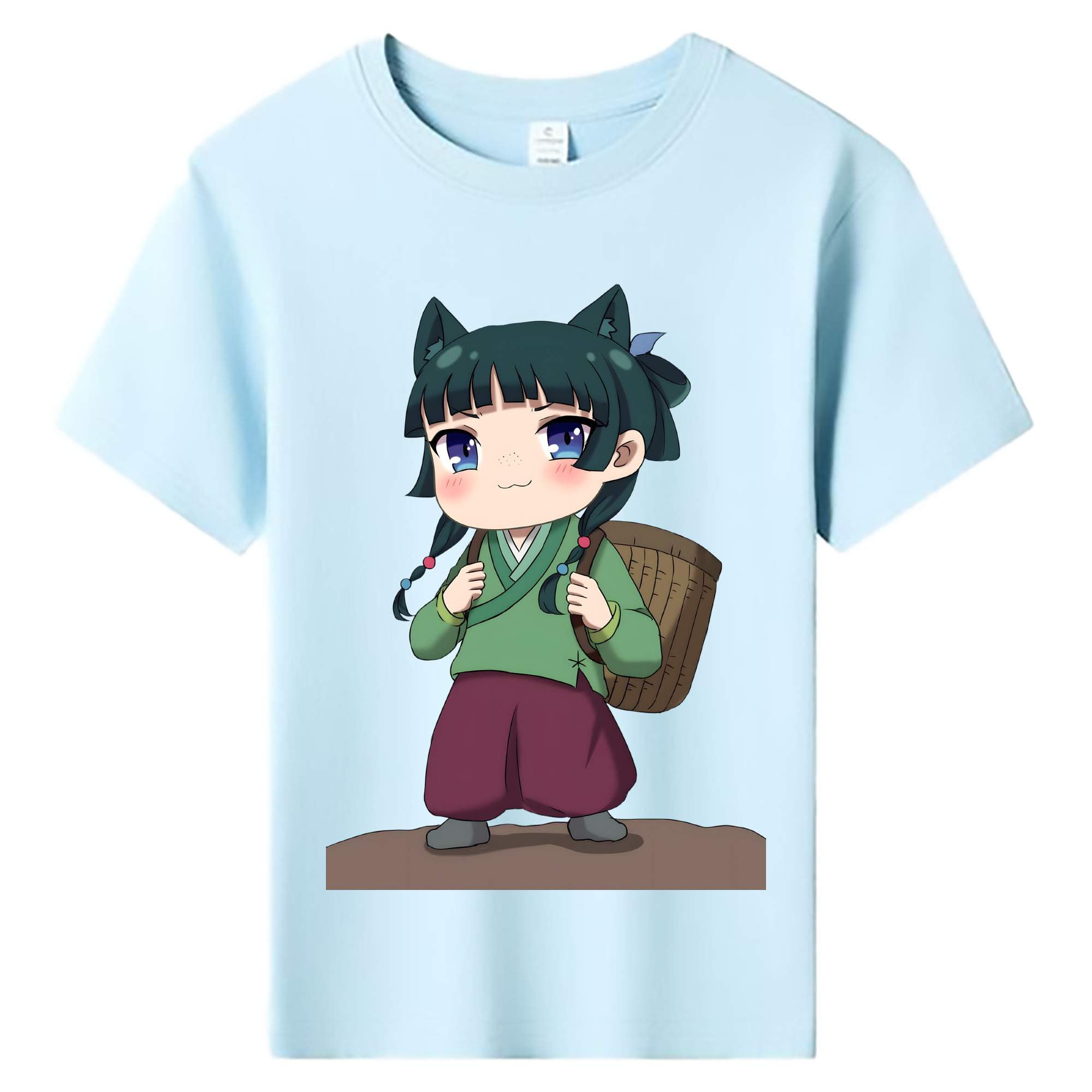 （画像用） 薬屋のひとりごと The Apothecary Diaries 綿100％キッズTシャツ（フロントプリント）